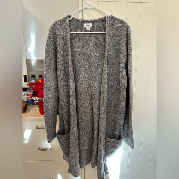 Old Navy Sweaters - Old Navy Heather Gray Open Front Cardigan